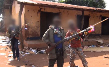 Still image grabbed from video footage filmed by Amnesty International during a crisis response mission to the country in January 2014.