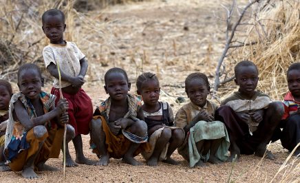 A group of IDP children in Dalami County, South Kordofan, Sudan.