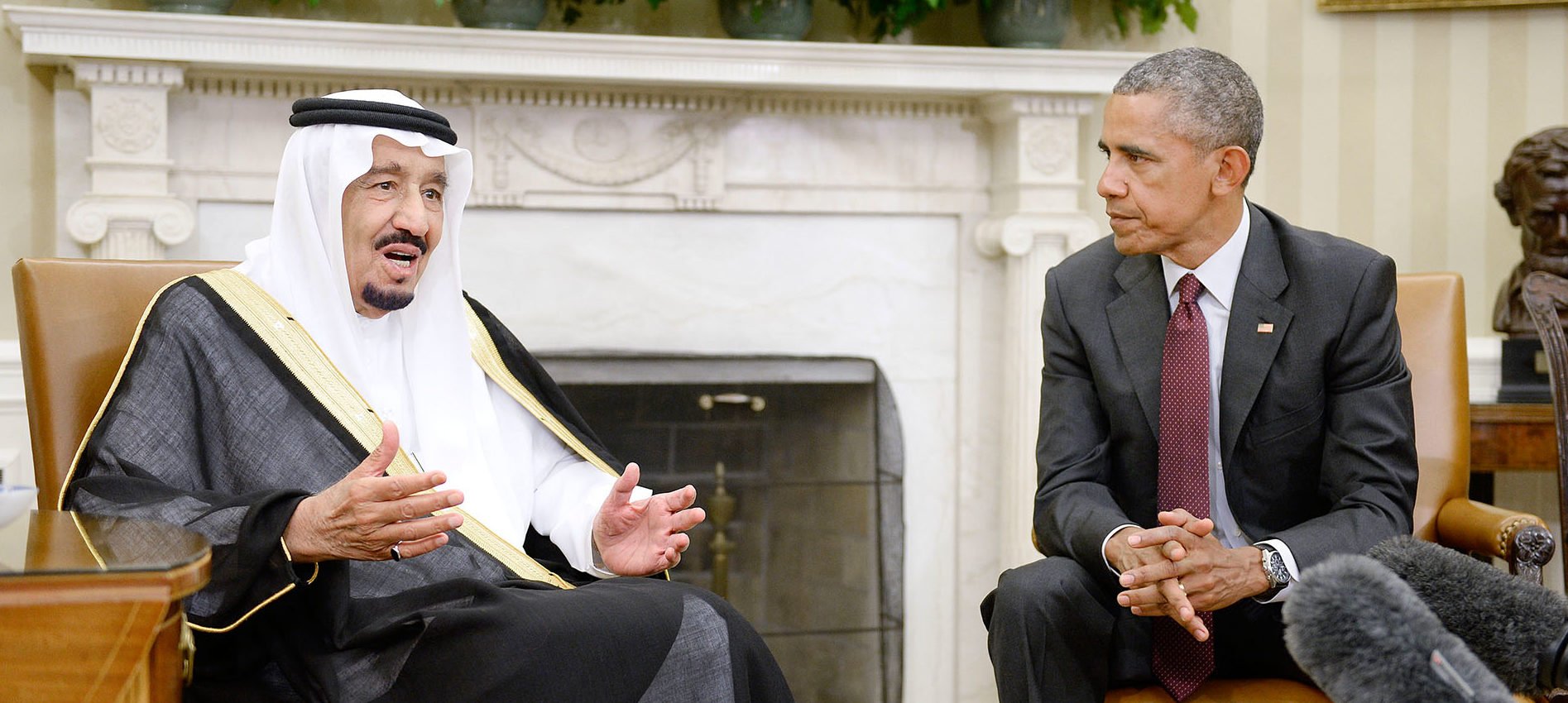 President Obama Hosts Saudi King Salman Bin Abd al Aziz At The White House