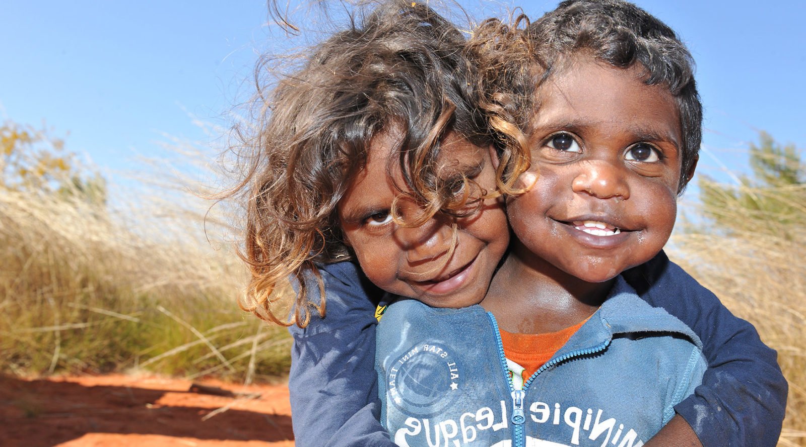 Two Aboriginal children