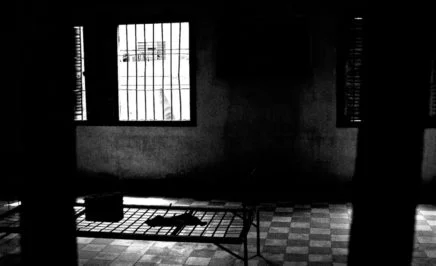 A torture prison on the outskirts of Phnom Penh, Cambodia.
