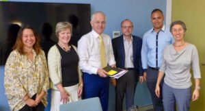 Activists meet with PM Malcolm Turnbull. © Private