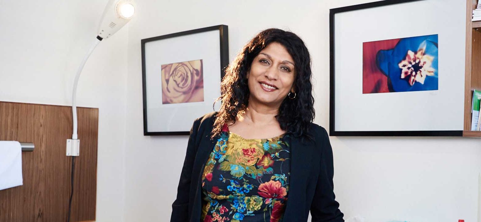 Dr Barri Phatarfod in her office