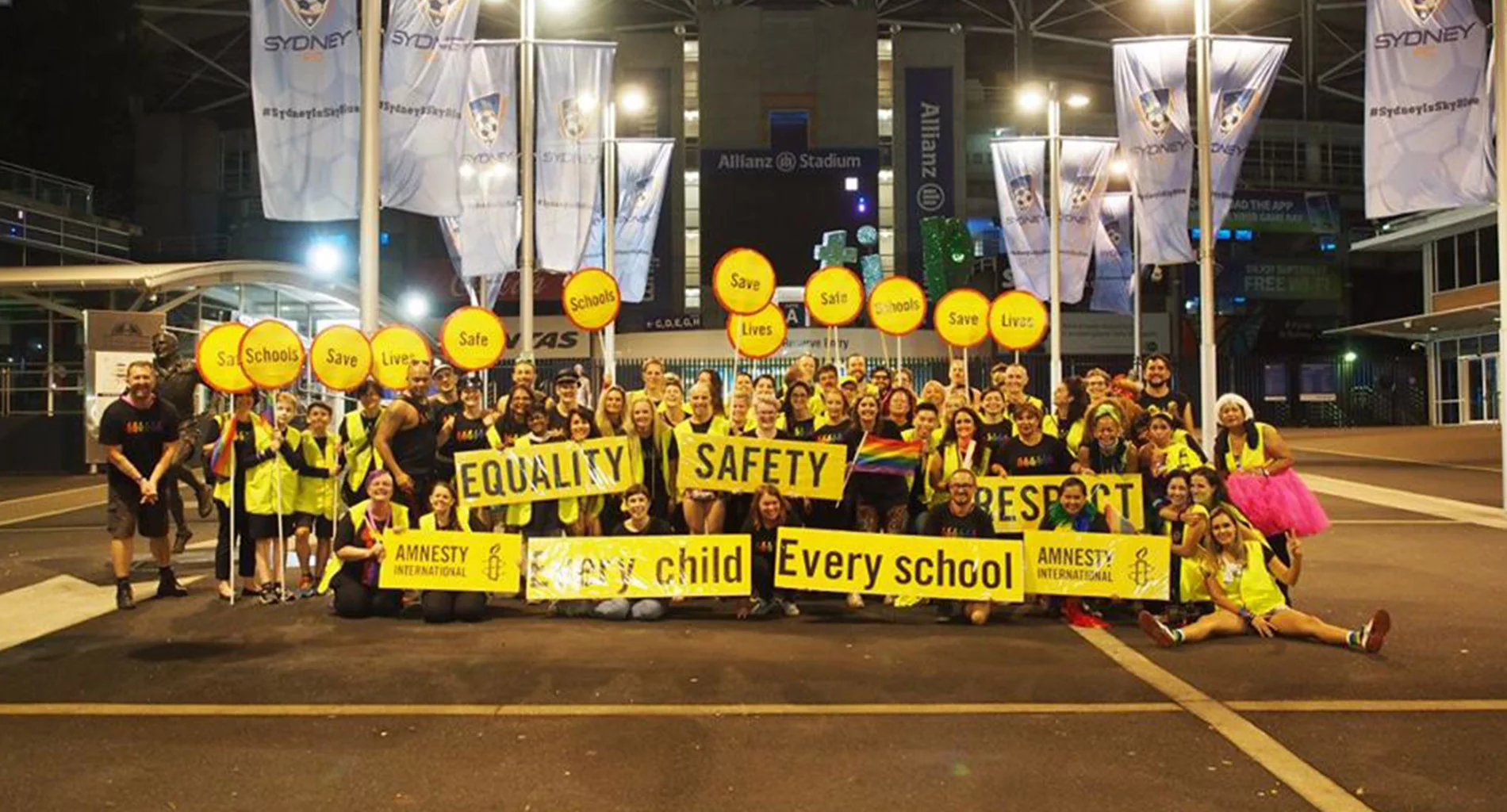 NSW LGBTQI Network at the 2017 Mardi Gras Parade. © Cosmo Price