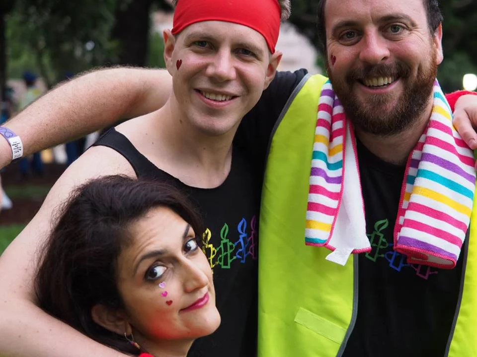 NSW LGBTQI Network at the 2017 Mardi Gras Parade. © Cosmo Price
