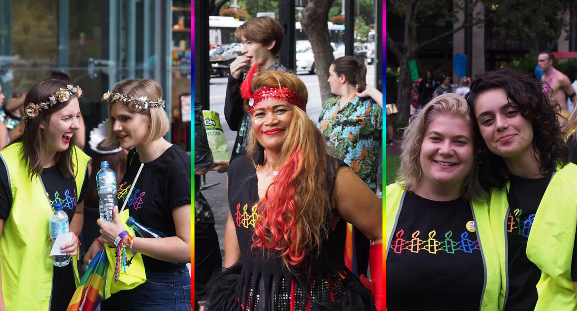 NSW LGBTQI Network at the 2017 Mardi Gras Parade. © Cosmo Price