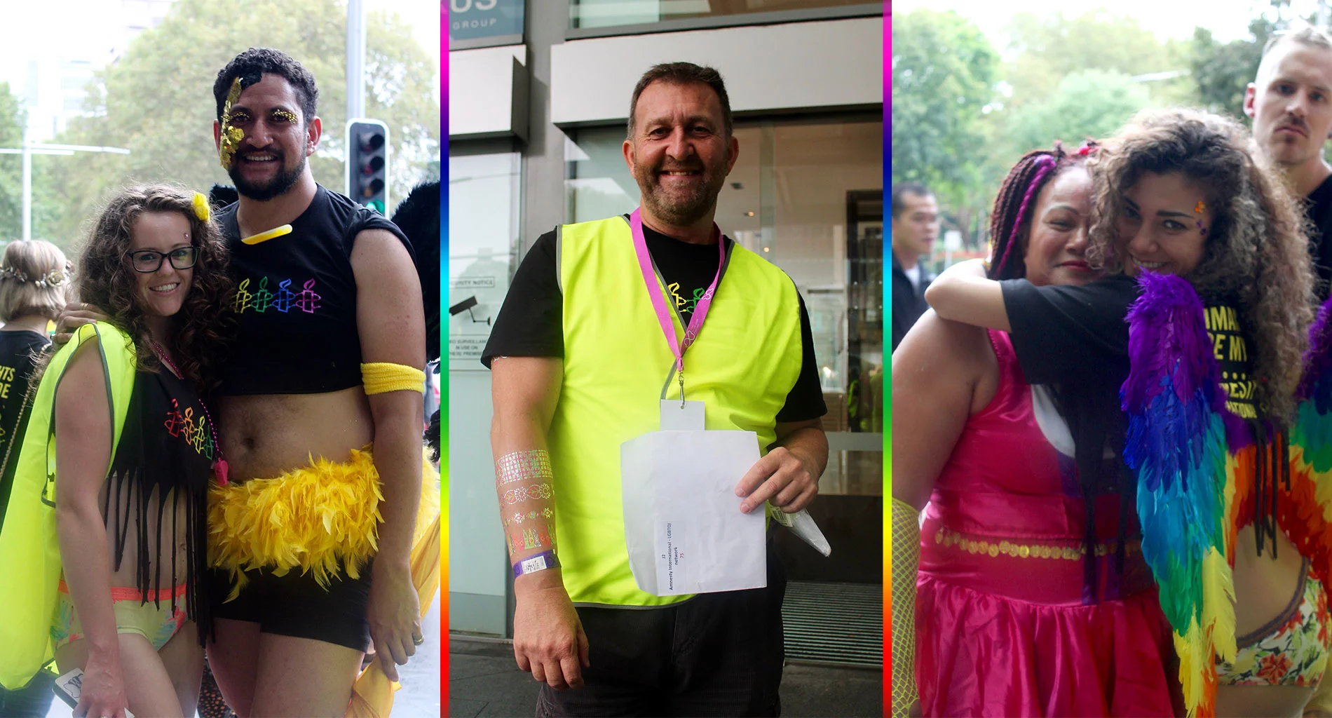 NSW LGBTQI Network at the 2017 Mardi Gras Parade. © Amanda Atlee
