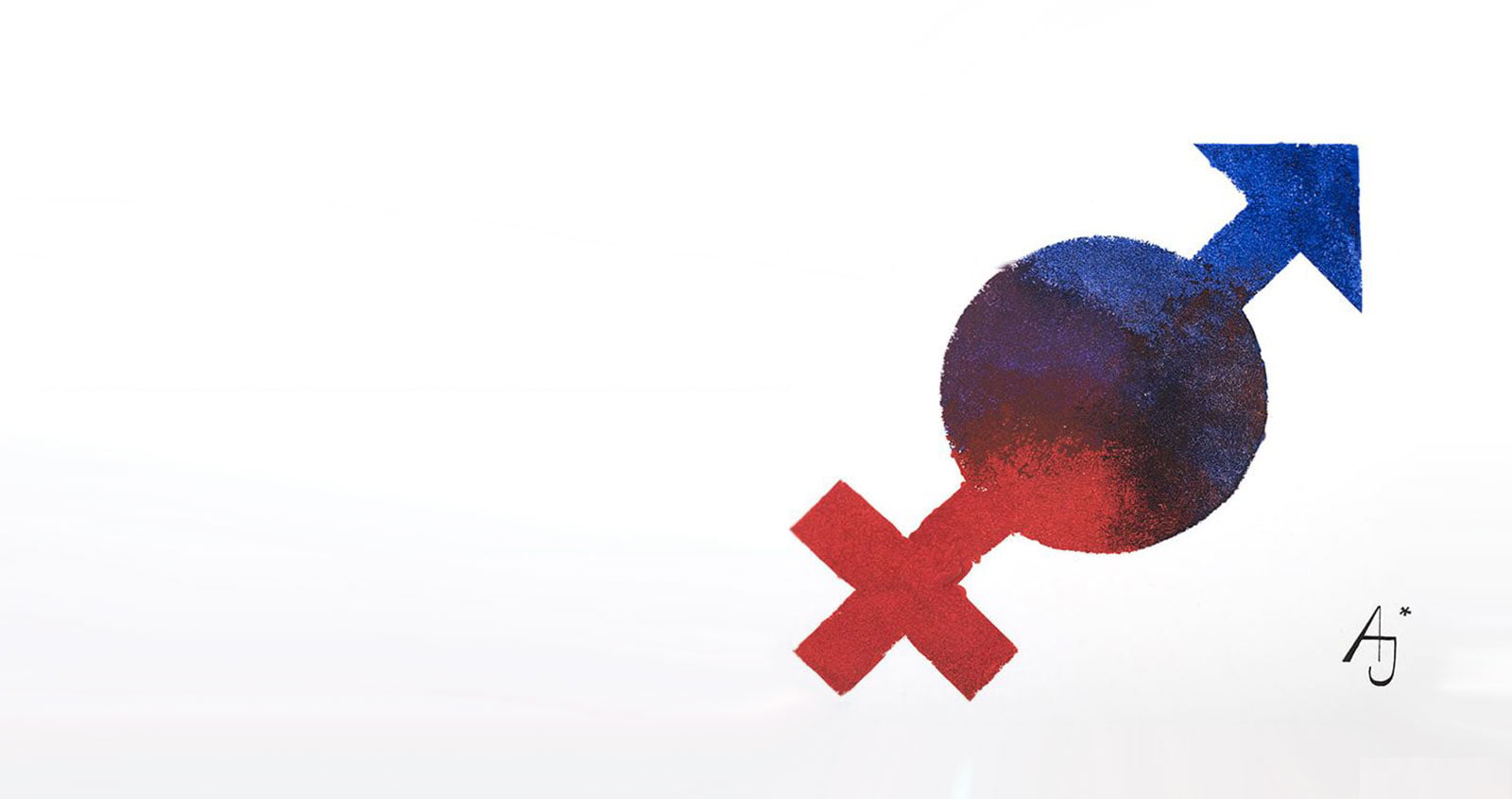 The intersex symbol. &copy; Alex Jürgen