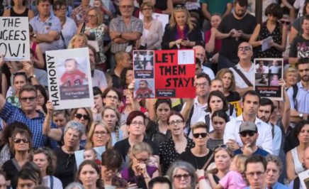 Rally protesting Australia's treatment of refugees and asylum seekers. © Richard Ashen/Pacific Press/LightRocket/Getty Images