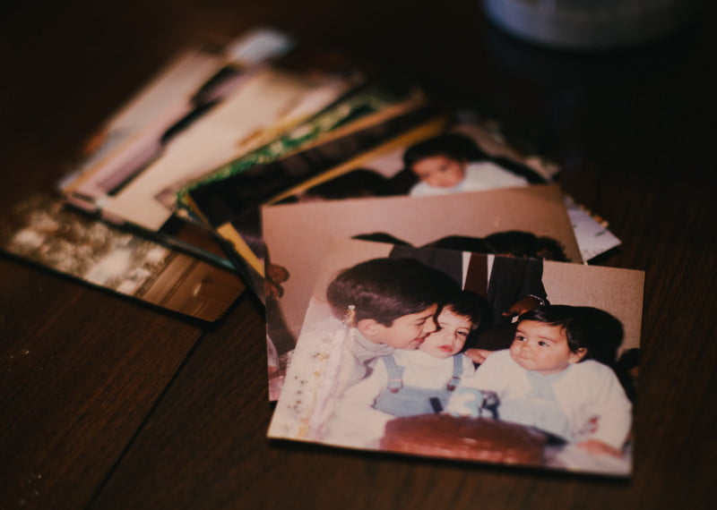 Photos of Enrique Guerrero's childhood. Enrique is one of the cases of the report on arbitrary detentions in Mexico.