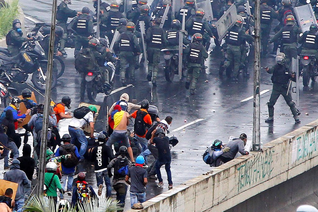 VENEZUELA: Having being denied access to food, clean water, healthcare and shelter, Venezuelans took to the streets to demonstrate against President Nicolas Maduro.