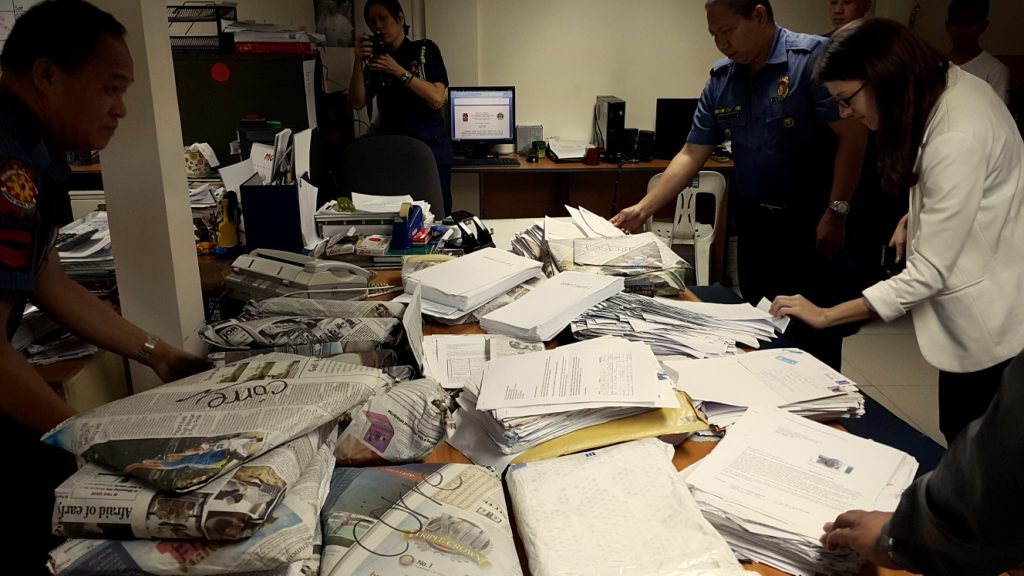 On 27 March, thousands of appeals calling for justice for Jerryme Corre were handed over to the Philippines National Police (PNP) Internal Affairs Service (IAS). © AI