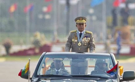 Chief Senior General Min Aung Hlaing, commander in chief of the Myanmar armed forces.