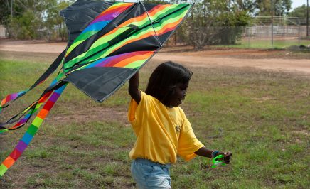 Amnesty International thanks the Indigenous children who participated in the Raise the Age launch on Larrakia land on 28 August 2018. © Pasquale Tassone