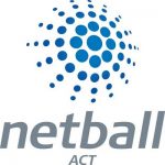 netball act logo with grey text below a blue star made of small dots