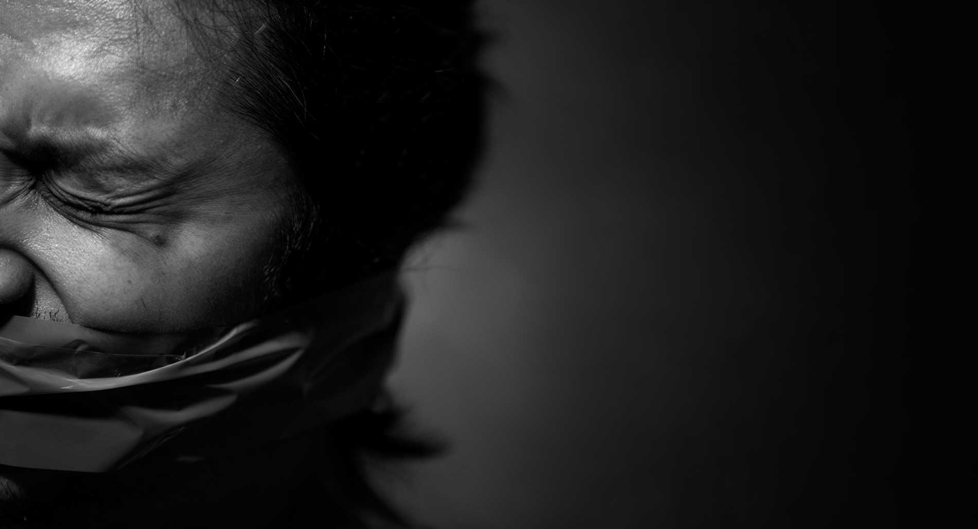 Freedom of expression is a human right. &copy; AI