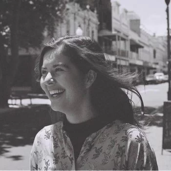 Emily Watson candid image of her smiling