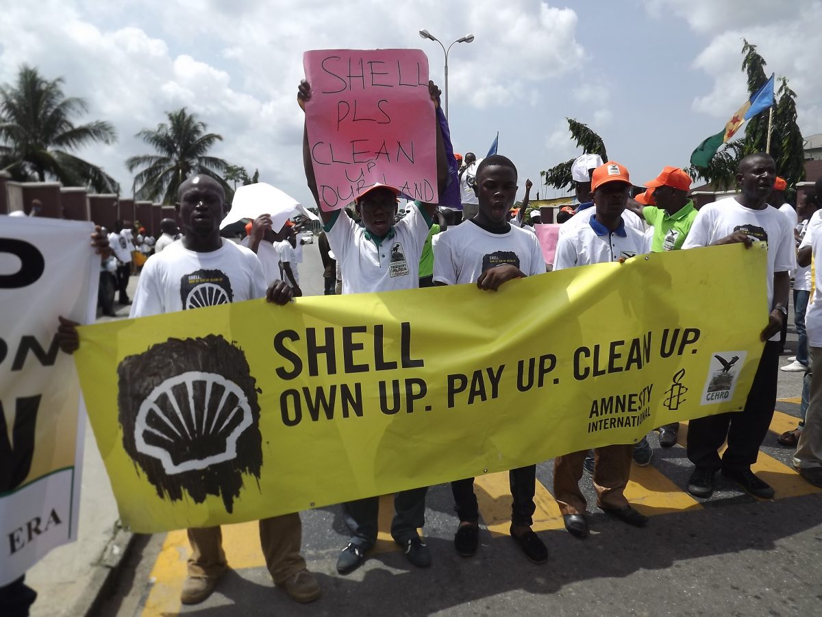 Activists demand Shell own up and pay up