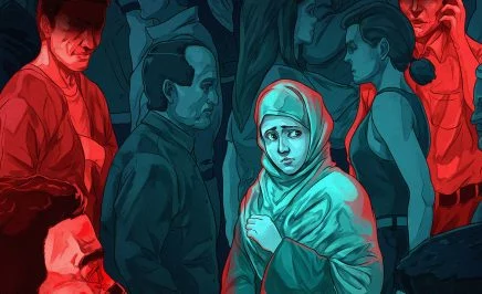 An illustration fromAmnesty International's 