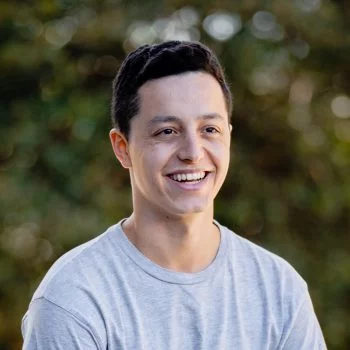 Josh Lorschy smiling for the camera